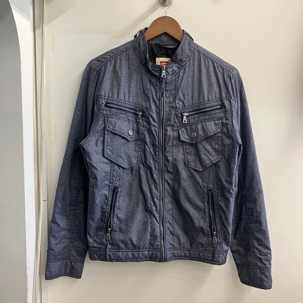 N135 리바이스 바이커 자켓