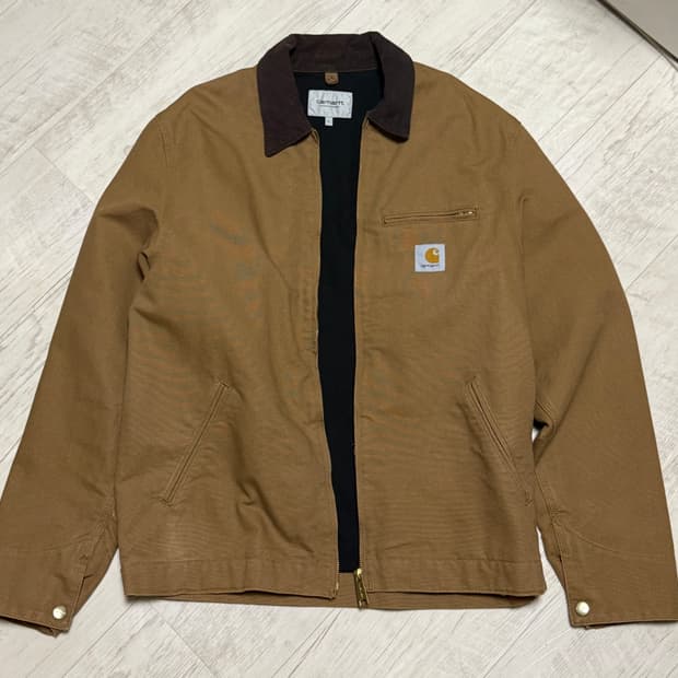 칼하트 WIP 디트로이트 자켓 해밀턴 브라운 토바코 스프링
