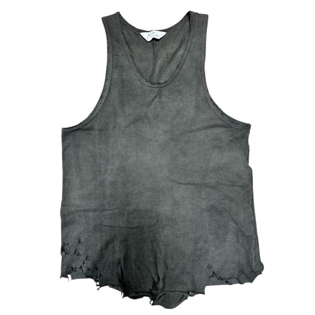 안셀름 데미지 슬리브리스 차콜