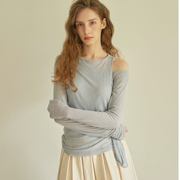 아우로 레이어드니트