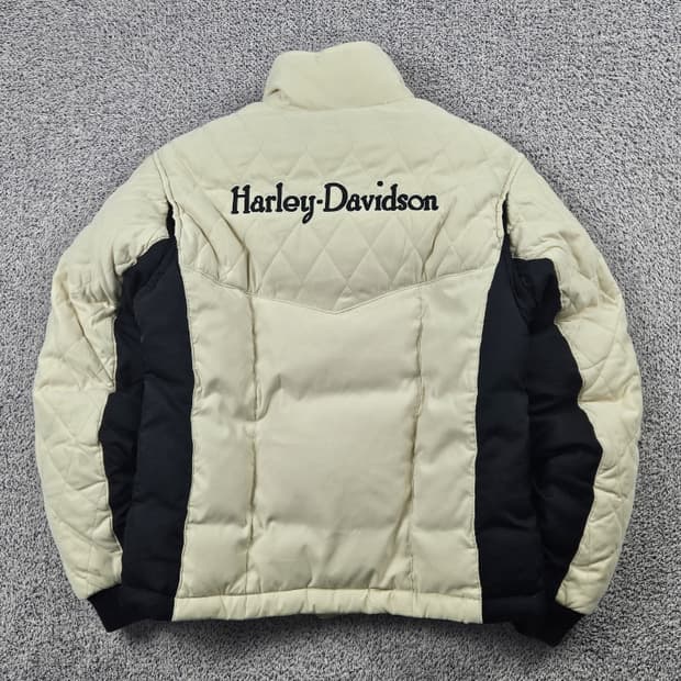 할리데이비슨 모터 바이커 패디드 푸퍼 자켓 ( XS ) / 10544
