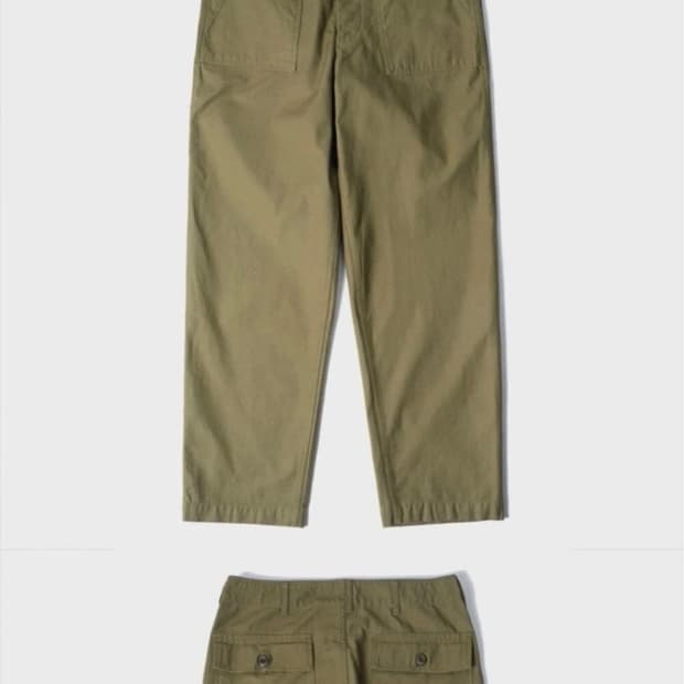 슬릭앤이지 베이커 퍼티그 팬츠 올리브 3