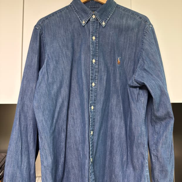 폴로 데님셔츠 L 클래식핏