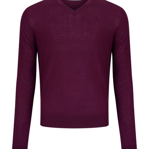 LYJEL SERVICE SHALLOW V-NECK KNIT 2