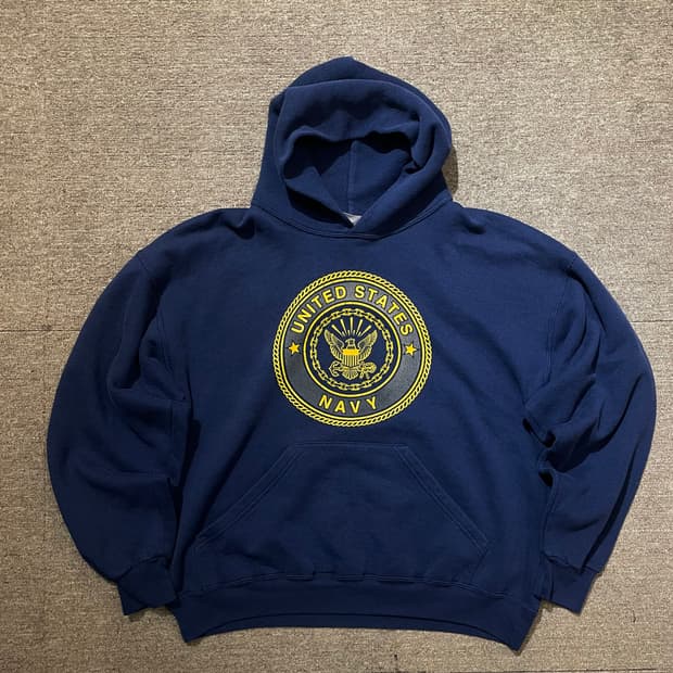 (L) USA Soffe NAVY 밀리터리 미해군 후드티   