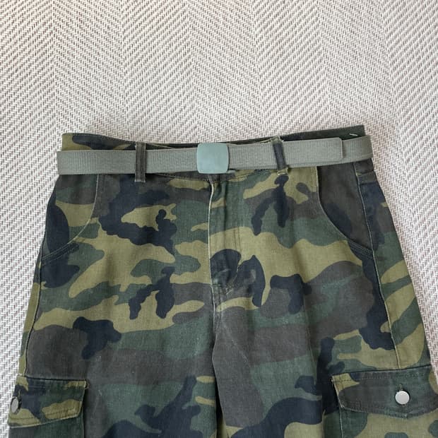 빈티지 밀리터리 벨트 