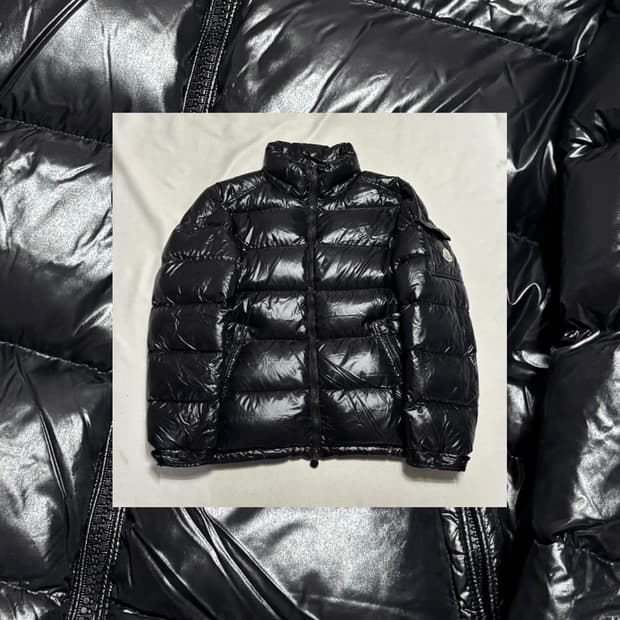 몽클레어 블랙 패딩 자켓