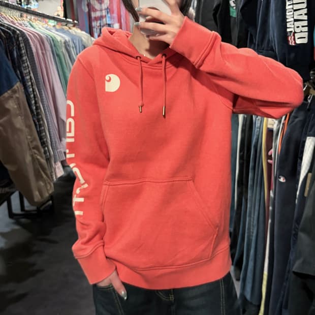 [IM] Carhartt 칼하트 릴렉스핏 후드티 코랄