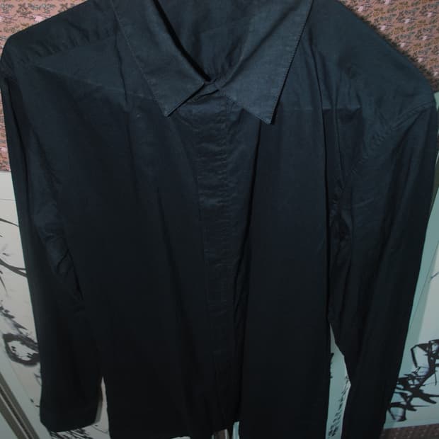 Kris van assche 뒷 절개 셔츠