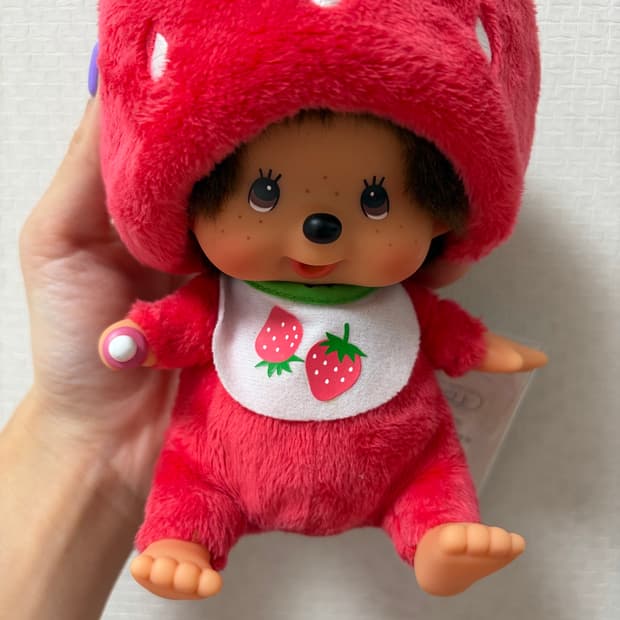 딸기 몬치치 인형