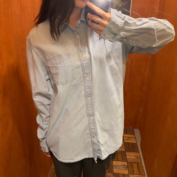  (L) GAP 갭 데님 셔츠