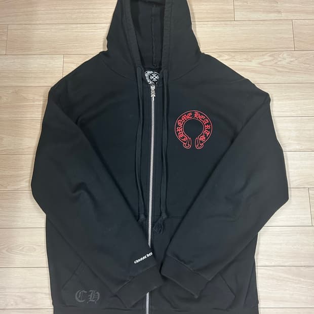 크롬하츠 홀스슈 세메터리 후드집업