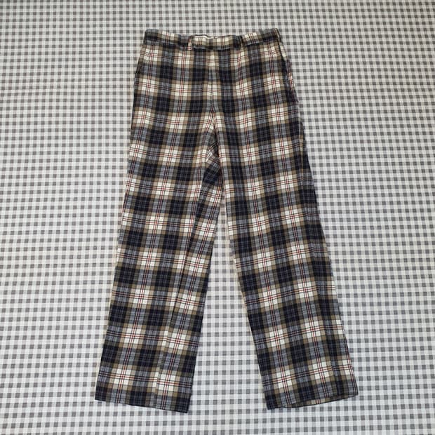 브룩스브라더스 울100 와이드 팬츠 남자30