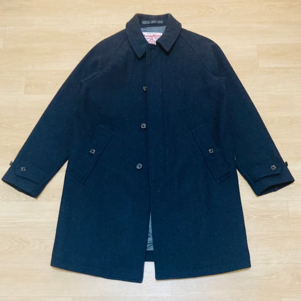 빔즈 플러스 해리스 트위드 발마칸 코트 S