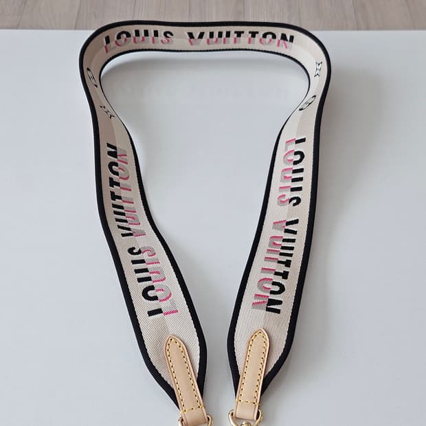 루이비통 스트랩 아이보리 숄더