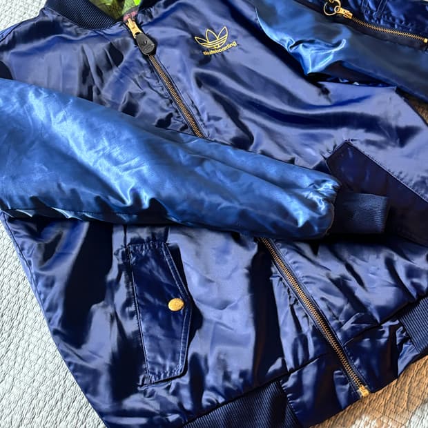 아디다스 VARCITIES JACKE 블루 항공점퍼 095
