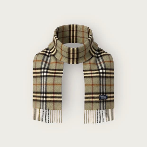 버버리 램스울 노바체크 머플러