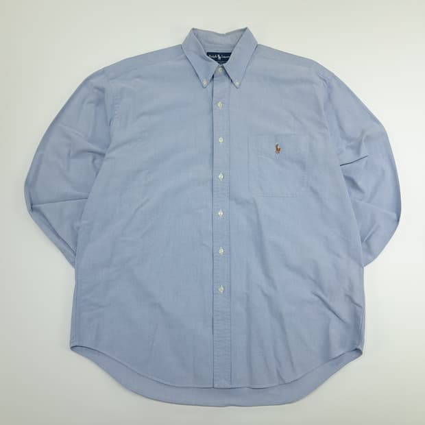 CN765 L 폴로 랄프로렌 빅셔츠 클래식블루 긴팔 셔츠 남방