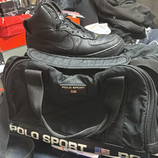 90s 폴로스포츠 더블백 망치가방 