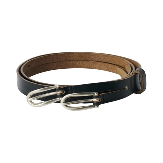 Our Legacy Twin Tongue leather belt