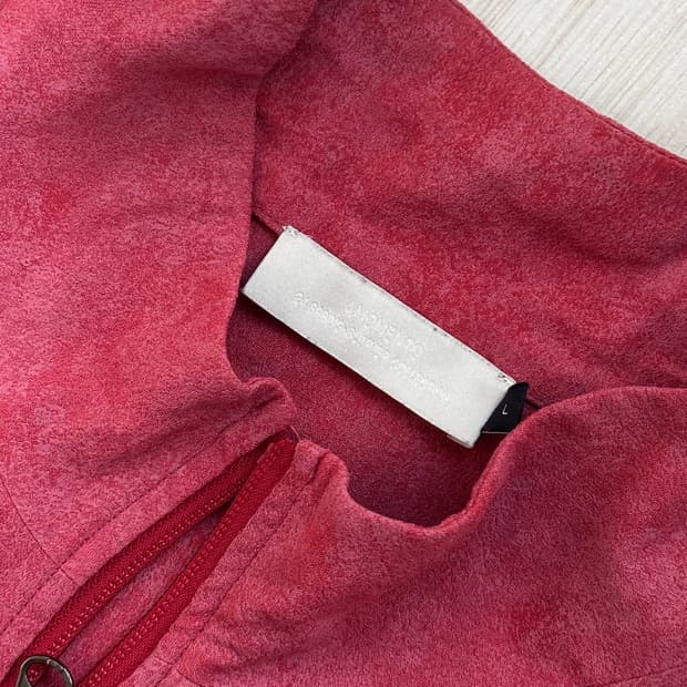 아모멘토 하이넥 집업 블루종 L