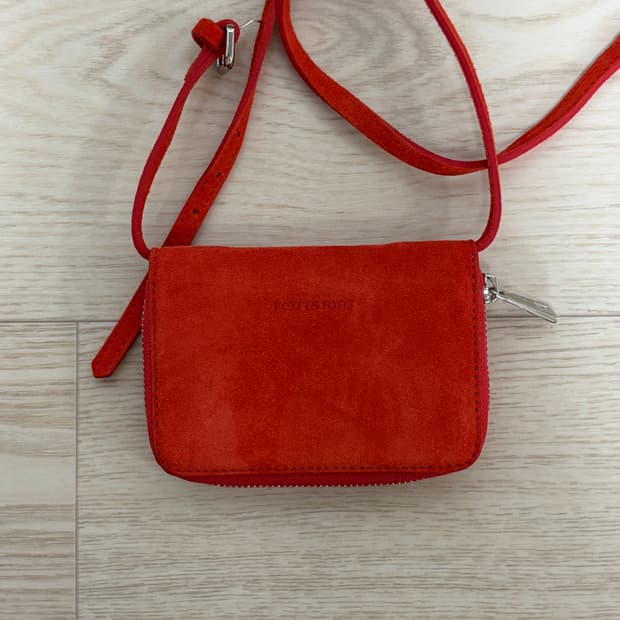 포츠포츠 카드백 레드오렌지