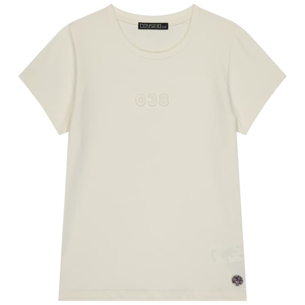코이세이오 038 베이직 티셔츠 아이보리