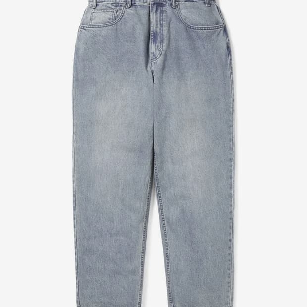 (새상품 L) 디스이즈네버댓 릴랙스드 진 데님 팬츠 워시드 블루 연청