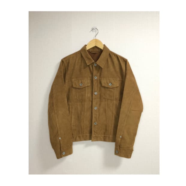 Gu 지유 카멜 스웨이드 자켓