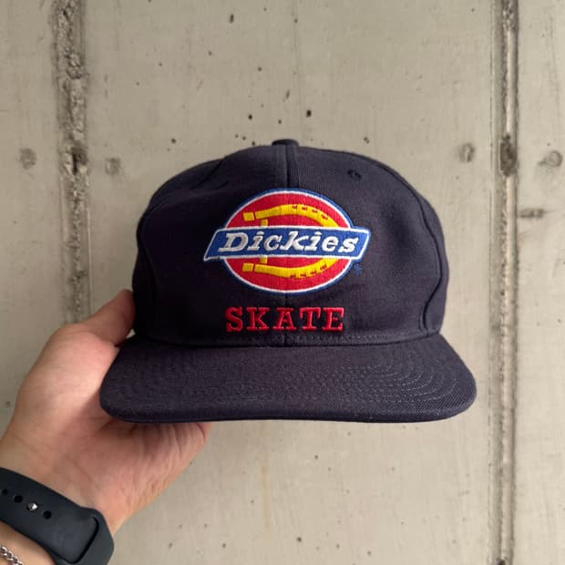 Vtg Dickies Skate Snapback