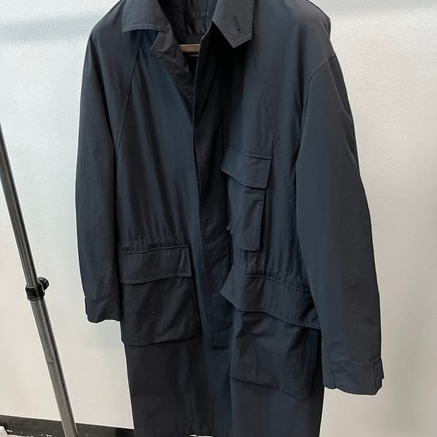 95-100) 타임 나일론 오버코트 