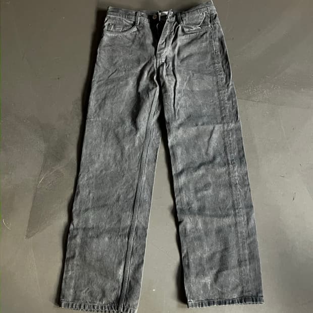 17end 워시드 블랙 데님 팬츠 30-31