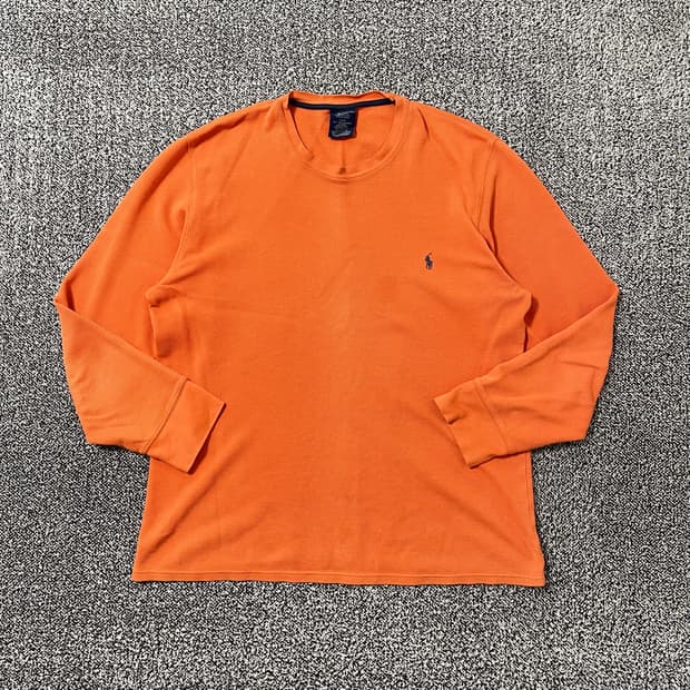 빈티지9. 폴로랄프로렌 긴팔 티셔츠 롱슬리브 오렌지