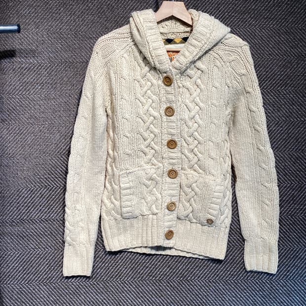 셰인진스 케이블 니트집업
