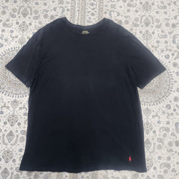폴로 랄프로렌 블랙 반팔 티셔츠 2XL