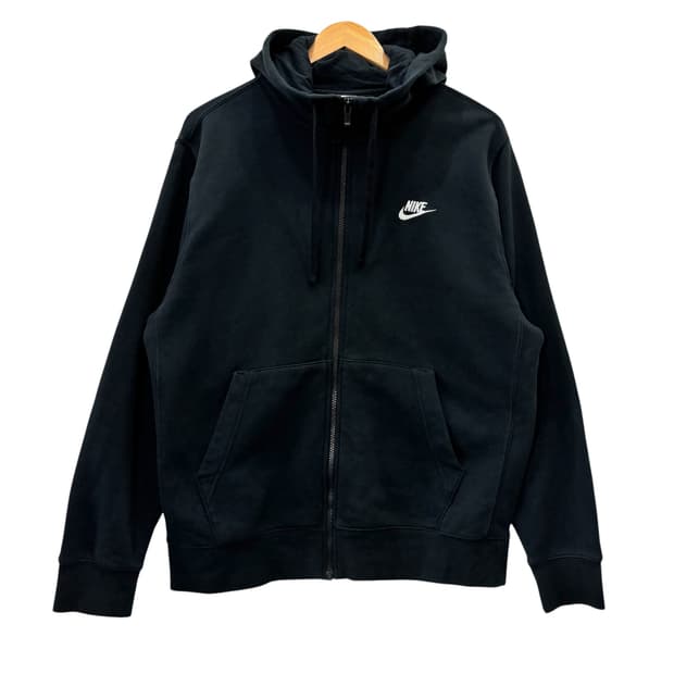 나이키 블랙 후드 집업