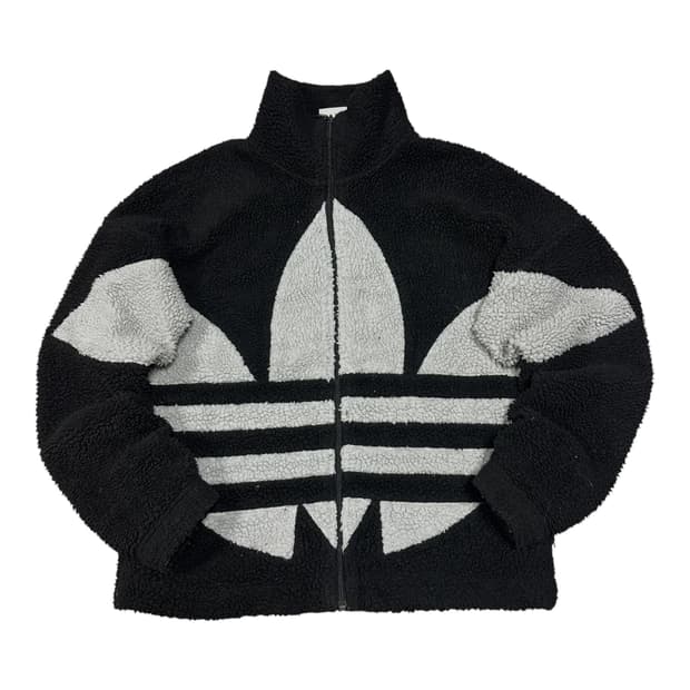✨ (바배) 아디다스 빅트레포일 플리스 쉐르파 자켓 