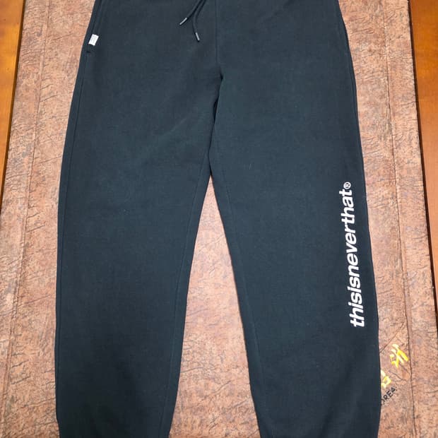 디스이즈네버댓 스웻 기모 조거 팬츠 L