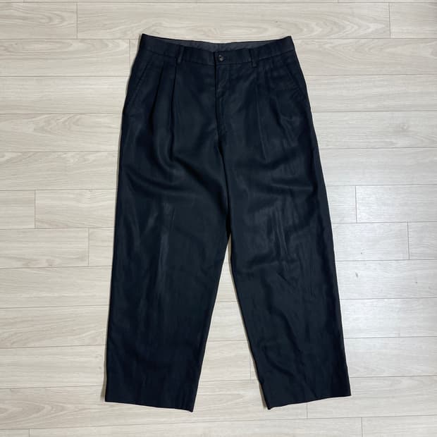 Issey miyake 이세이 미야케 투턱 와이드 슬랙스 팬츠