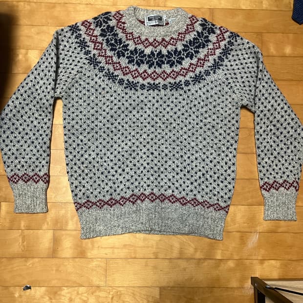 노르딕 니트 스웨터