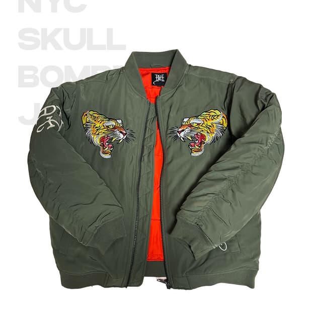 에드하디 NYC SKULL 봄버 자켓