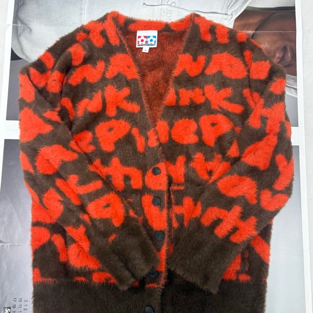 반디더핑크 가디건