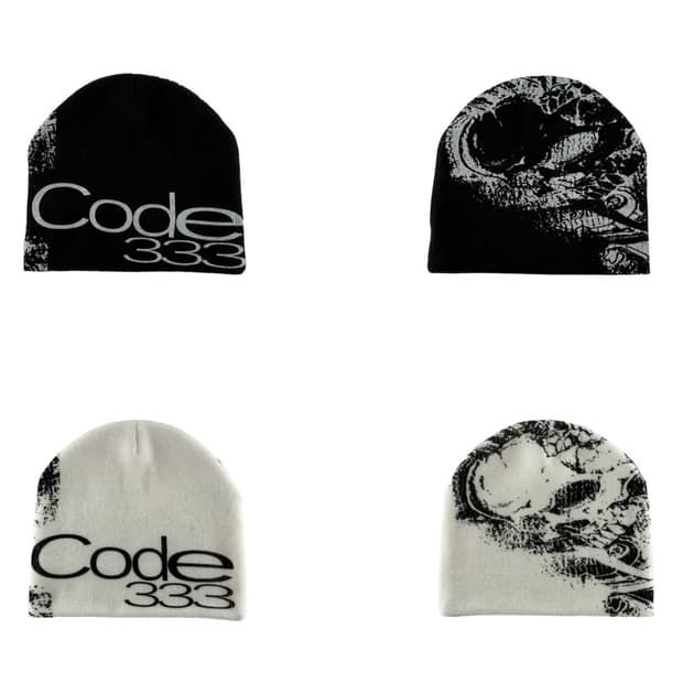 Code 333 Graphic Beanie