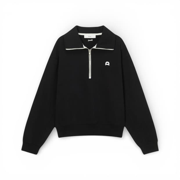 던스트 하프집업 맨투맨 L