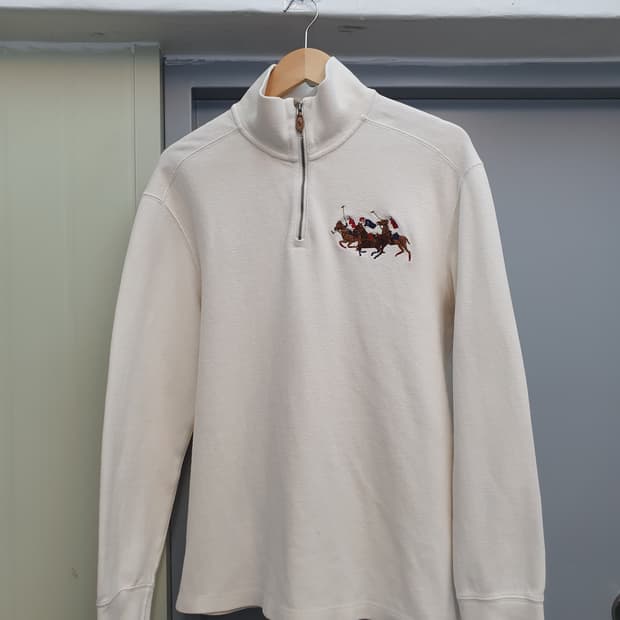 폴로랄프로렌 하프 집업 xl