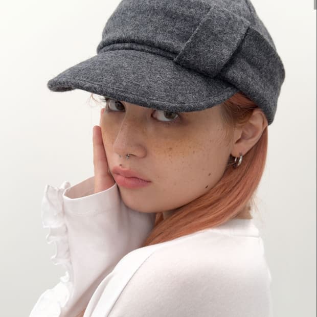 (택 O)타입서비스 Wool Belted Cap 울 벨티드 캡 모자