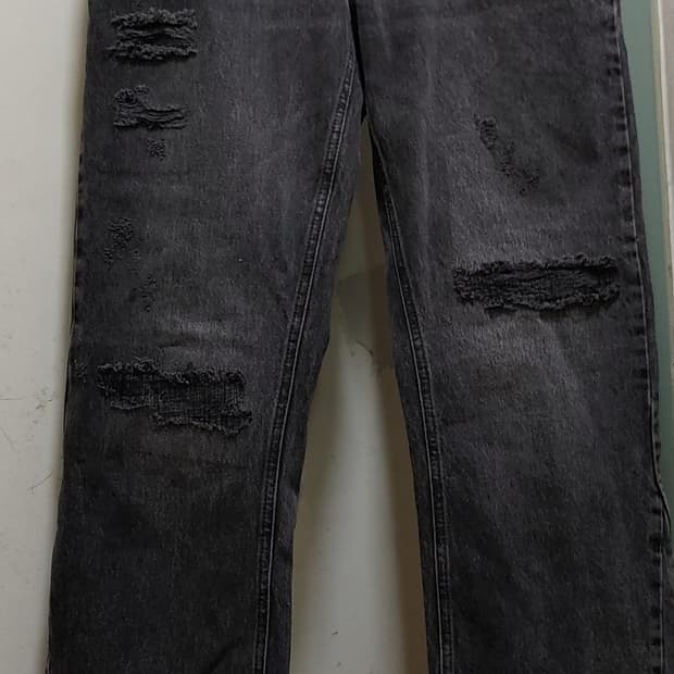 ZARA 디스트로이드 플레어핏 생로랑맛