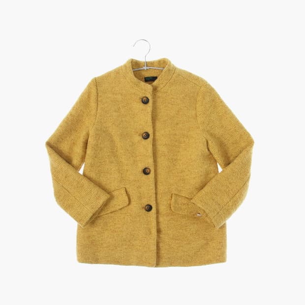 베네통 울 모직 자켓 XS