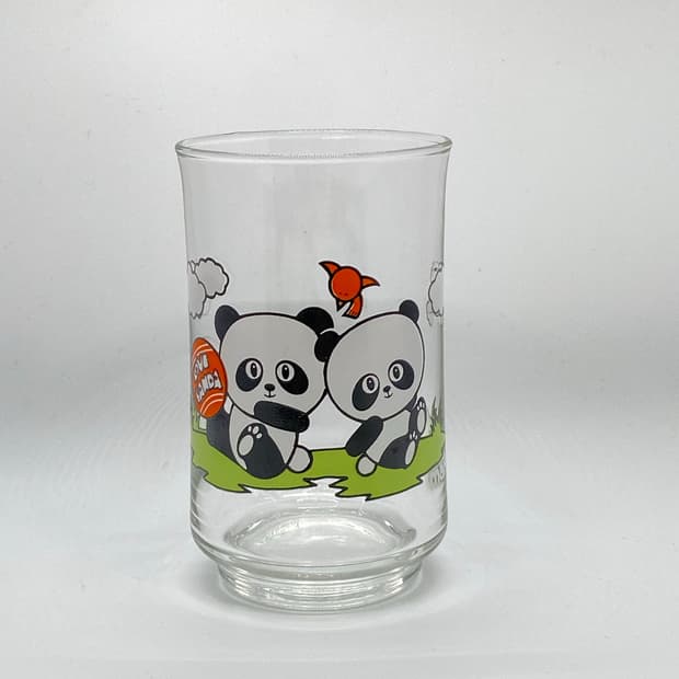 빈티지 marim panda 판다 유리컵