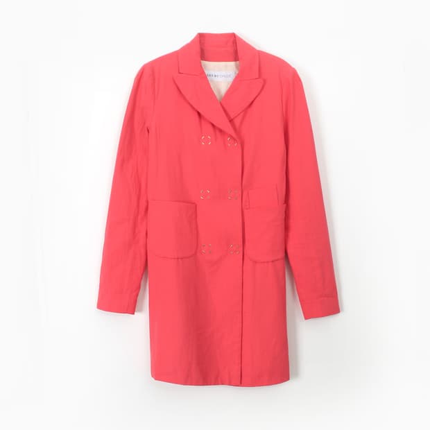 씨바이 끌로에 SeeByCHLOE 빈티지 핑크 롱 더블 자켓